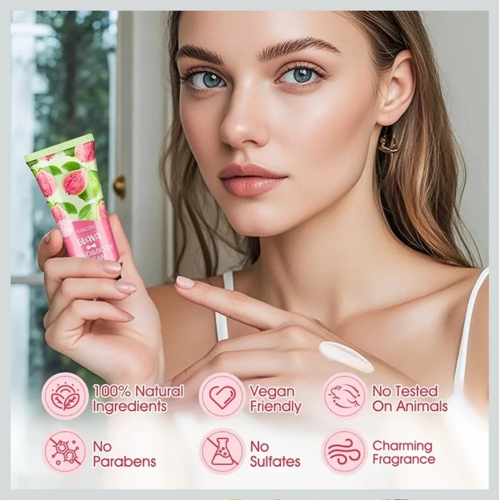 Viscoo Plant Hand Cream Set - 7 Pack  Nurishing Luxurios Feel Delightful Scents